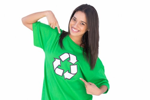 Eco-friendly office clearance with recycling practices